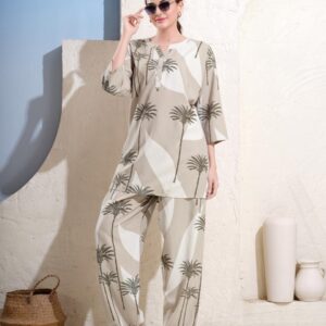 WOMEN IMPORTED REYON CORD SET