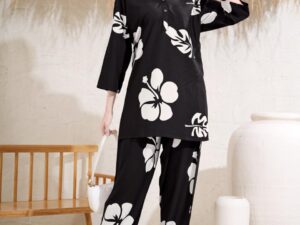 WOMEN IMPORTED REYON CORD SET