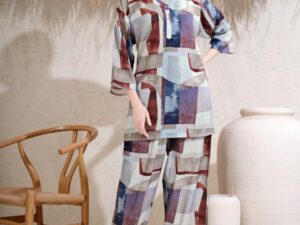 WOMEN IMPORTED REYON CORD SET