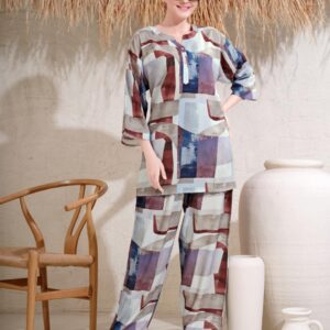 WOMEN IMPORTED REYON CORD SET