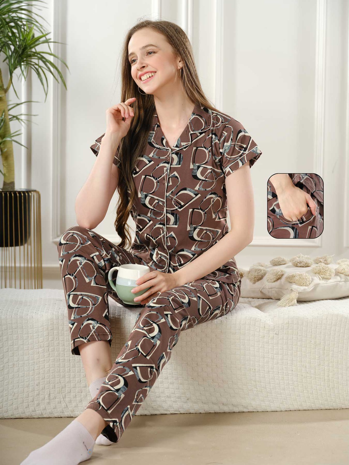 WOMEN IMPORTED TENSIL REYON CORD SET