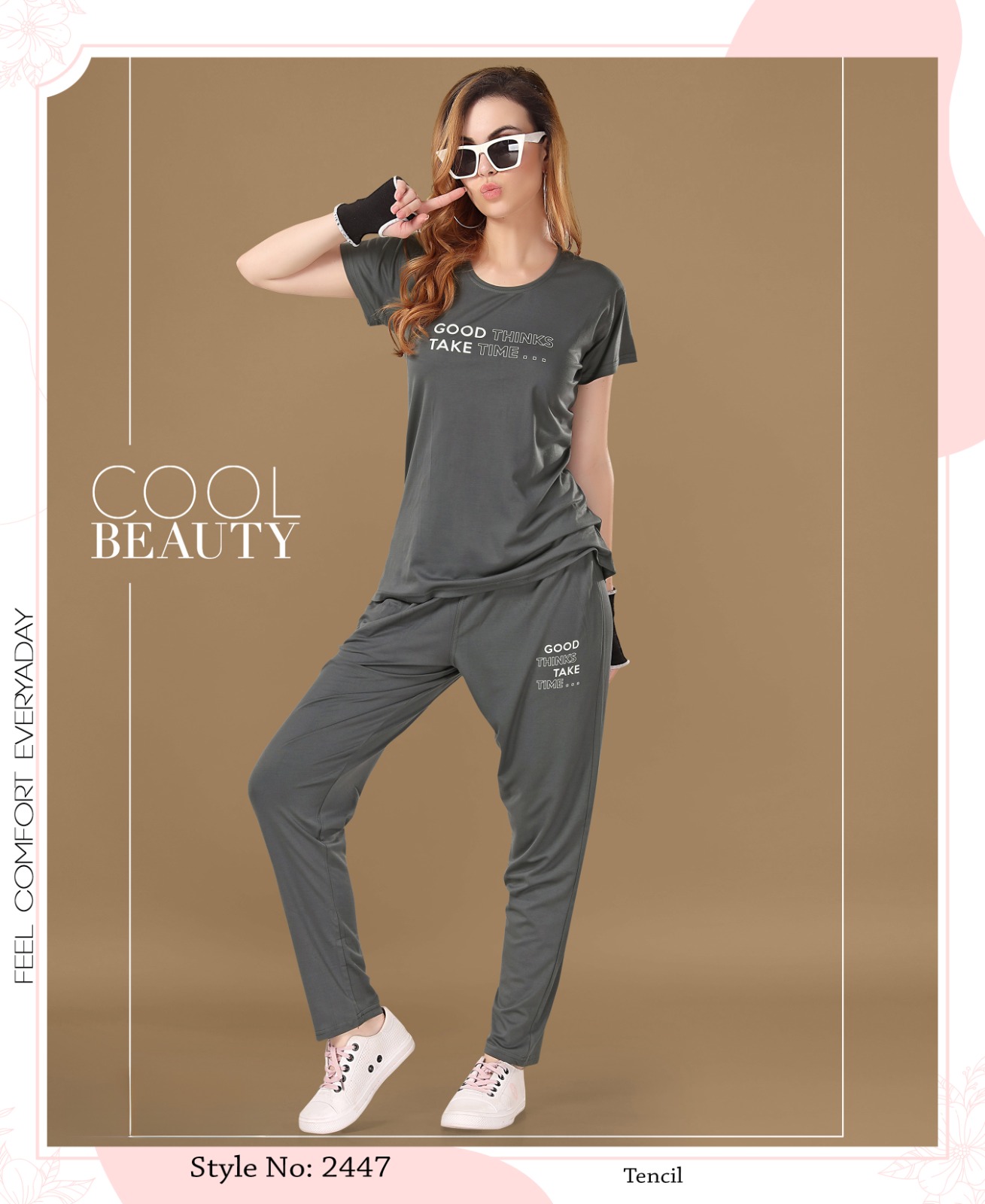 WOMEN IMPORTED TENSIL REYON CORD SET