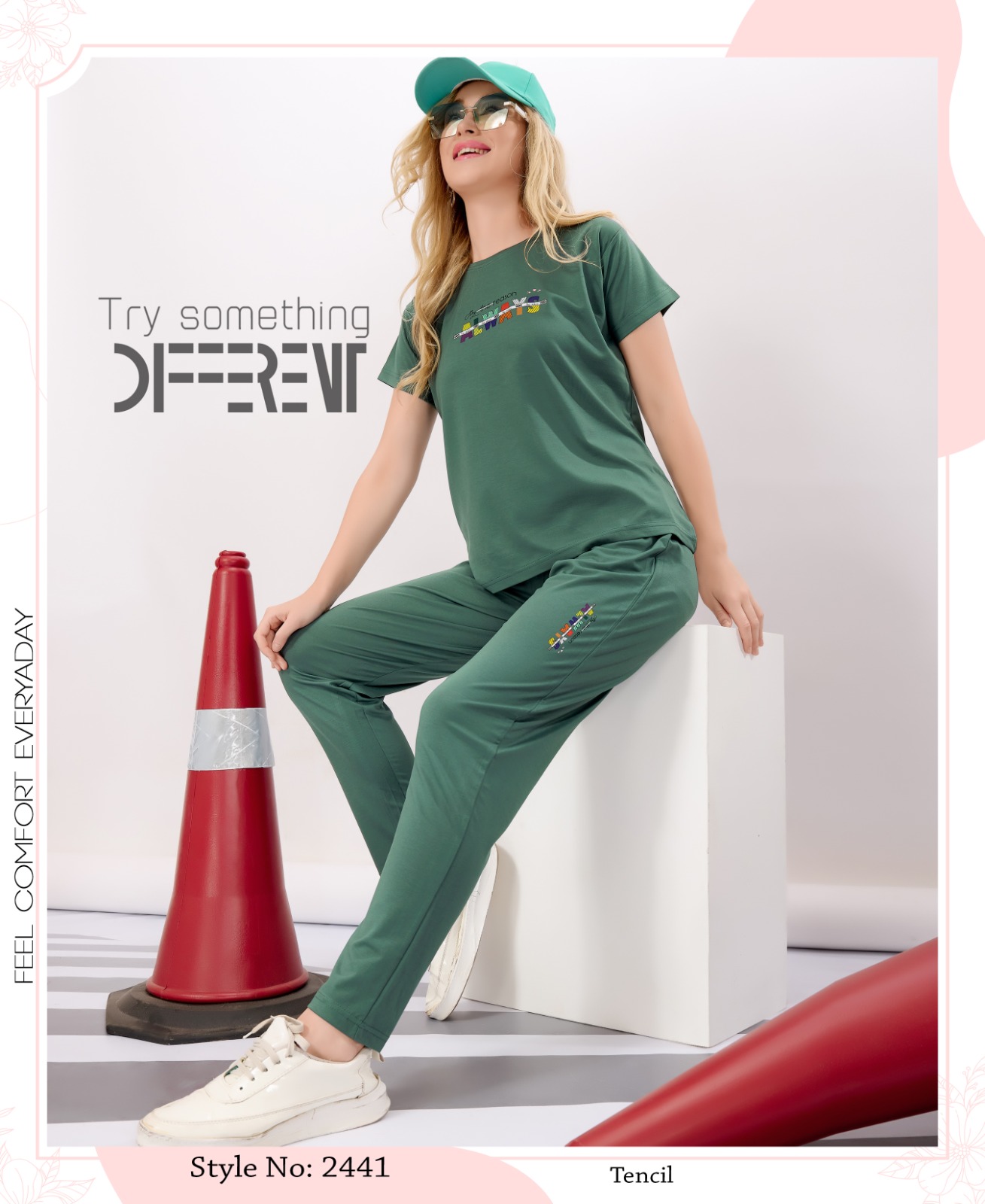 WOMEN IMPORTED TENSIL REYON CORD SET